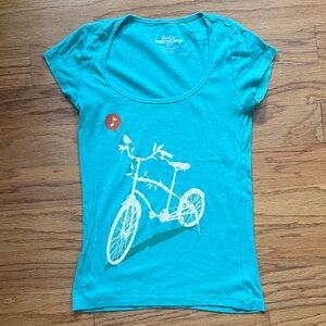 Blue Bicycle Threadless Graphic T-Shirt